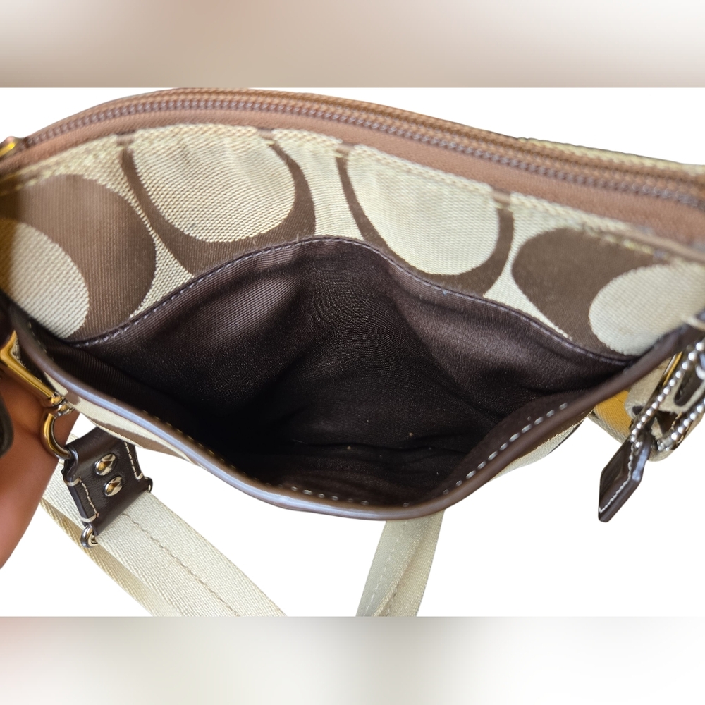Coach Signature File Crossbody Bag - Picture 3 of 10
